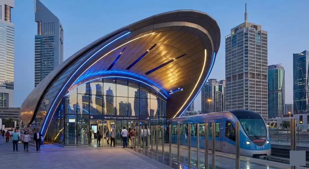World Trade Centre Metro Station 2 – Dubai Red Line Stop