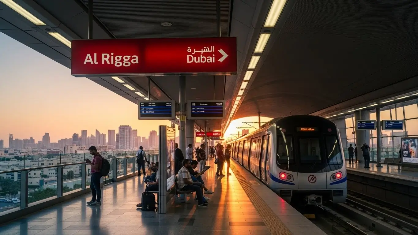 Al Rigga Metro Station Dubai: Complete Timings, Routes & Travel Guide