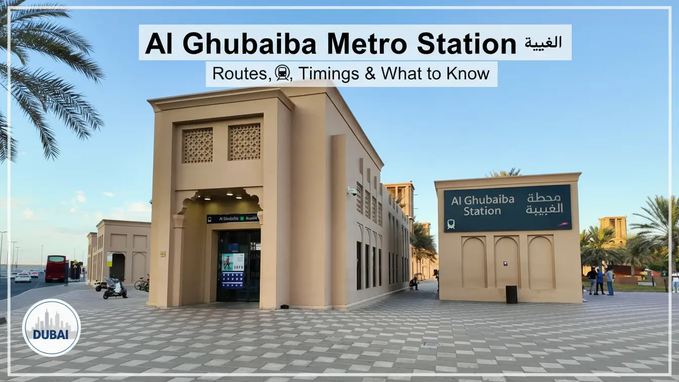 Al Ghubaiba Metro Station in Dubai: Routes, Timings & What to Know