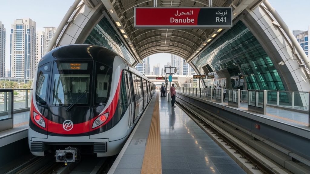 Dubai Metro Guide Danube Station (R41)