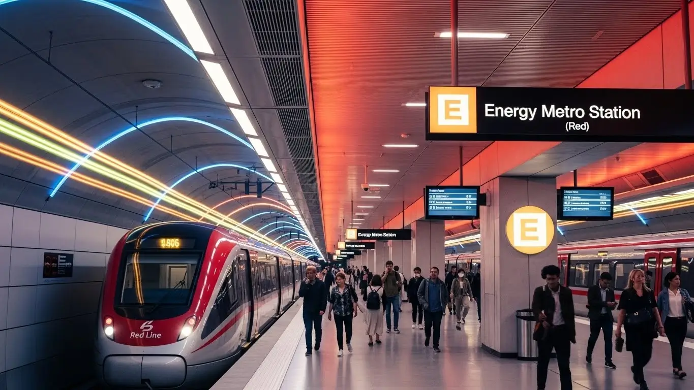 Energy Metro Station (Red Line): Convenient Route, Schedule & Info