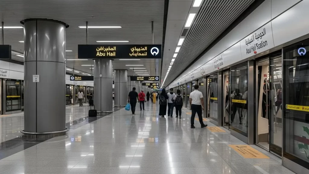 Abu Hail Metro Station