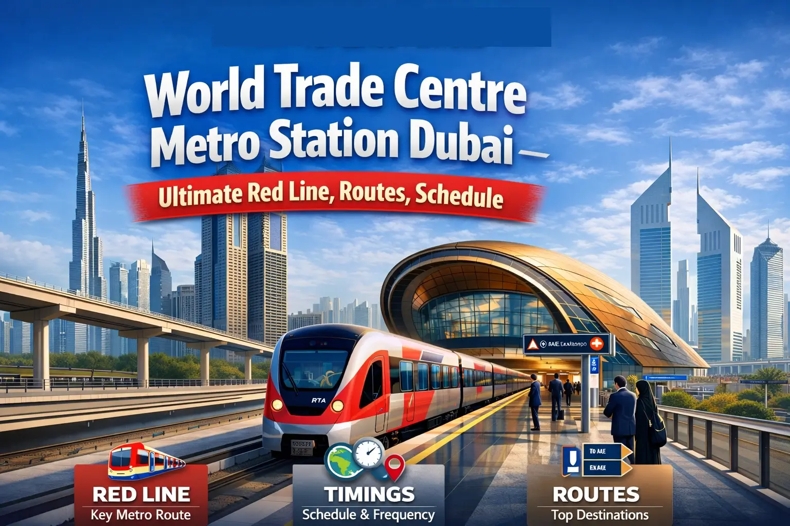 World Trade Centre Metro Station Dubai – Ultimate Red Line, Routes, Schedule