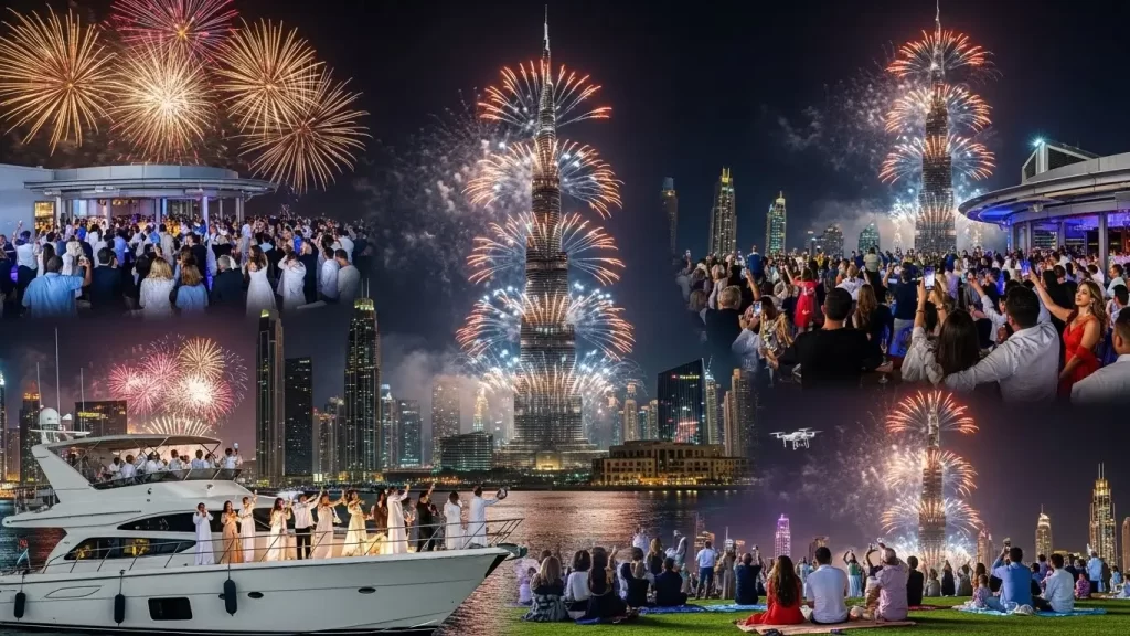 Choose Your Fireworks Viewing Spot for Dubai New Year’s Eve