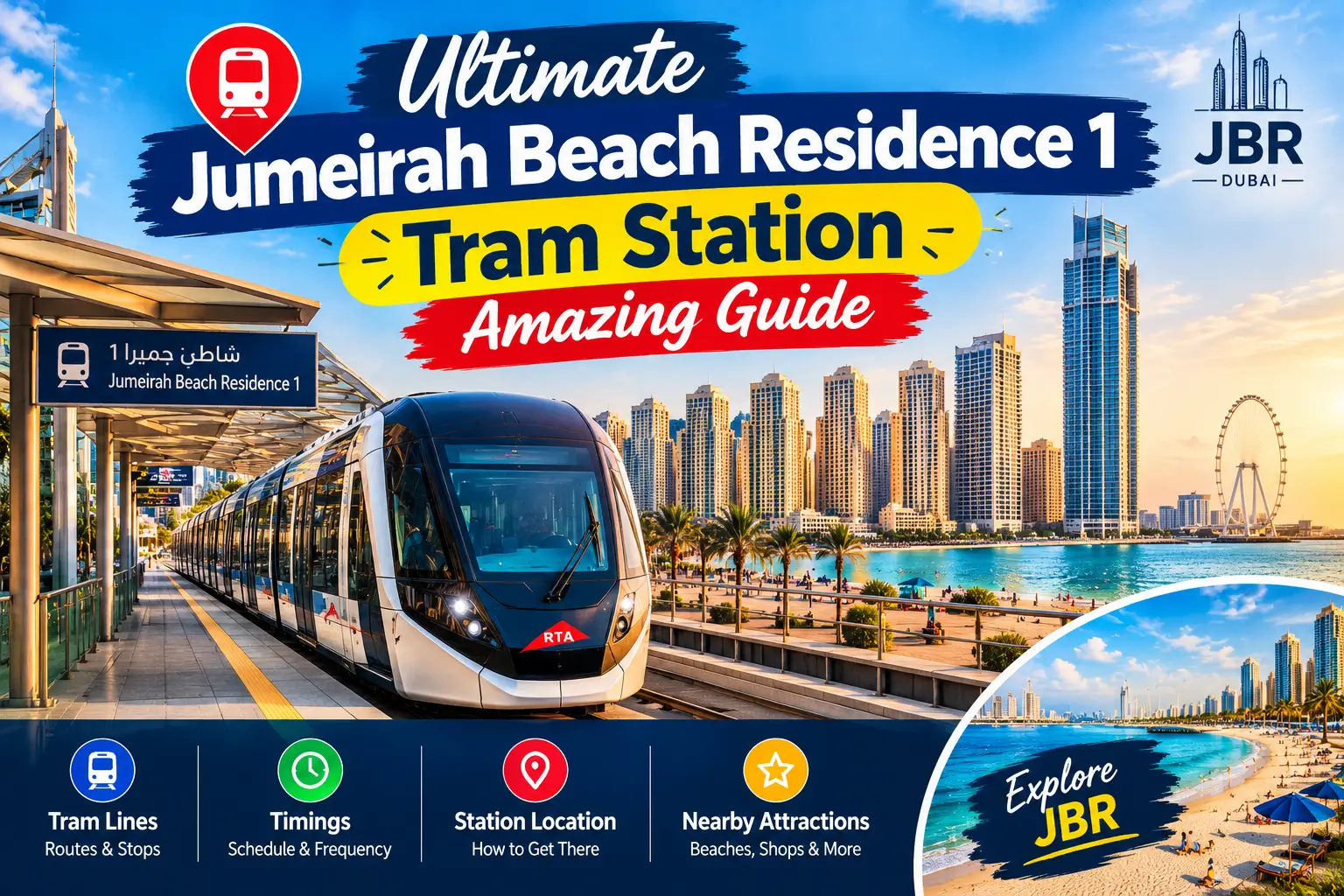 Ultimate Jumeirah Beach Residence 1 Tram Station – Complete Guide